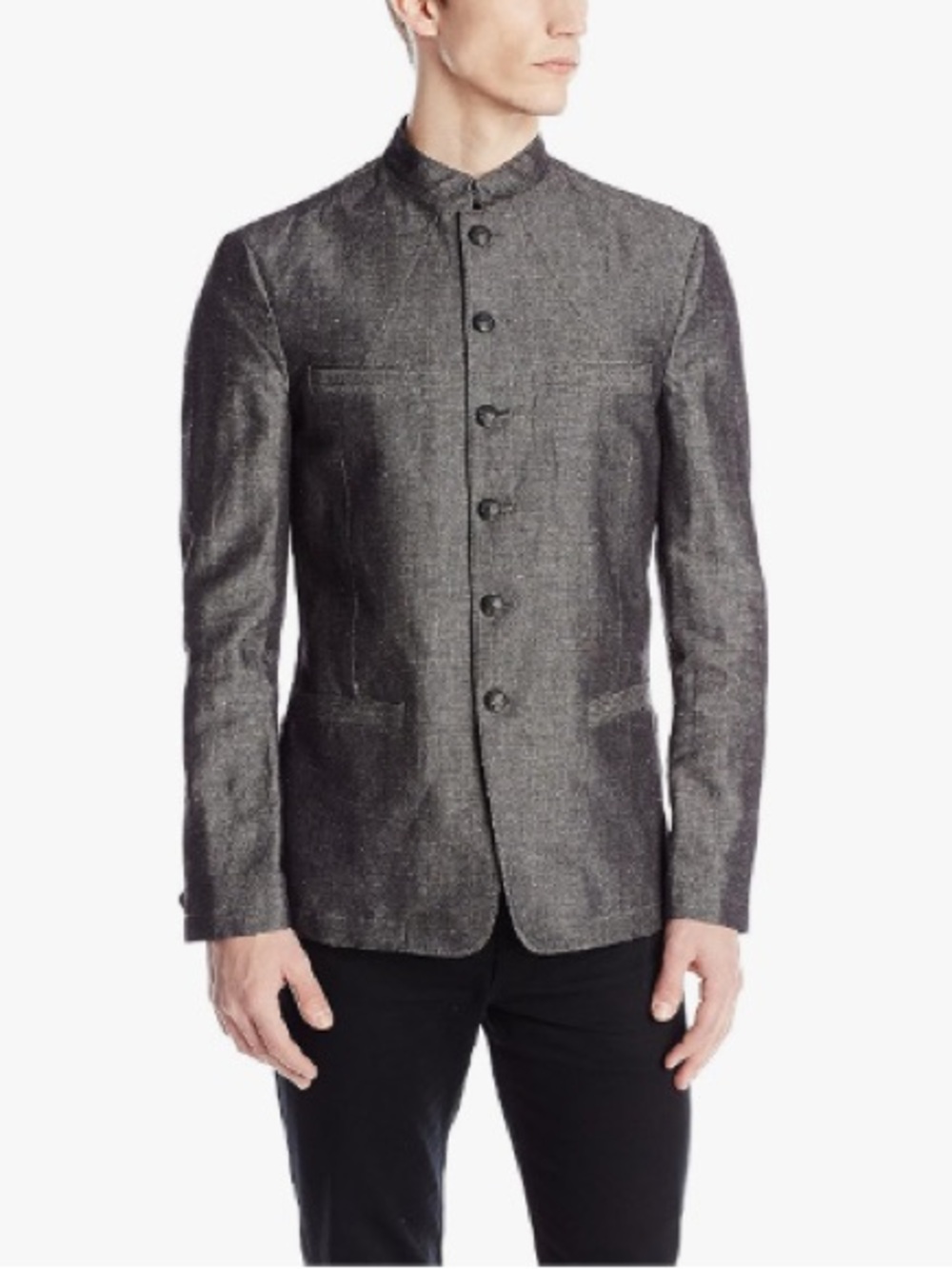John Varvatos Star USA Men’s Banded Four-Pocket Hybrid Jacket